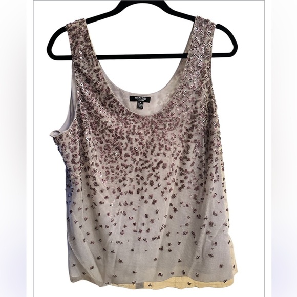 Vintage Plus Size EMANUEL Emanuel Ungaro Woman Embellished Top - Picture 2 of 8